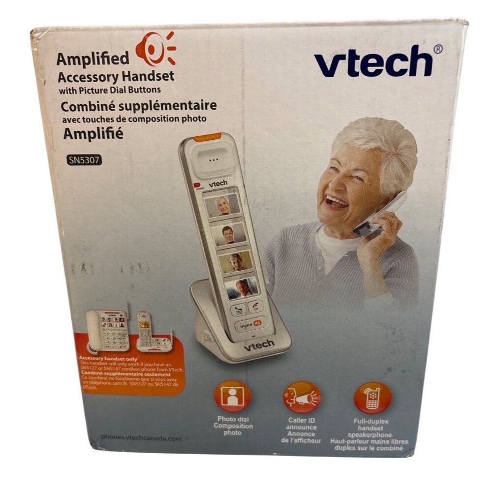 Vtech Amplified Accessory Handset Picture Dial Button For SN5127 & SN5147 Phones